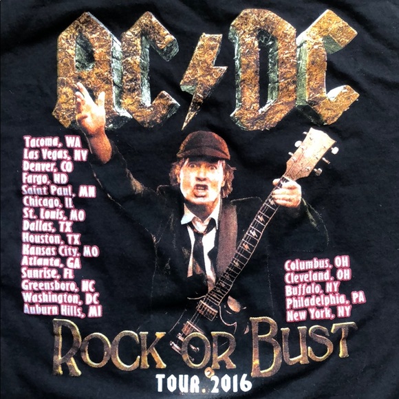 AC/DC Tour Band Tee 2016 - Picture 3 of 4